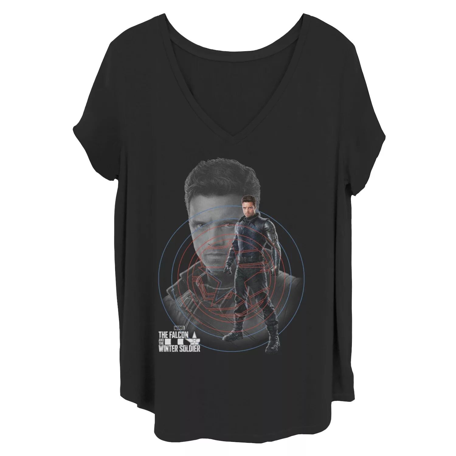 Футболка больших размеров для юниоров с изображением героя «Сокол и Зимний солдат» Marvel Licensed Character, черный
Футболка больших размеров для юниоров с изображением героя «Сокол и Зимний солдат» Marvel Licensed Character, черный