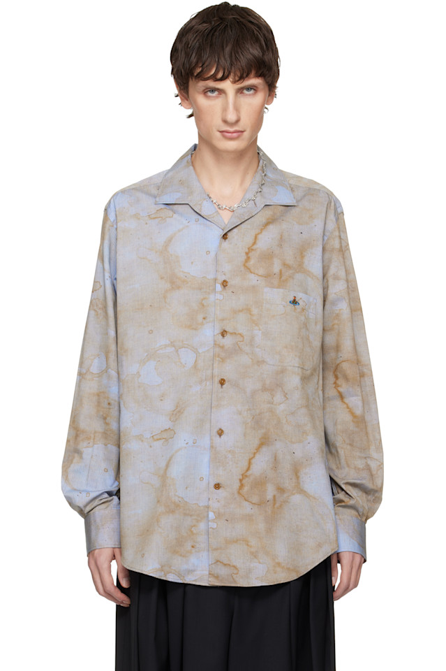 Vivienne Westwood Синяя пижамная рубашка
Vivienne Westwood Синяя пижамная рубашка