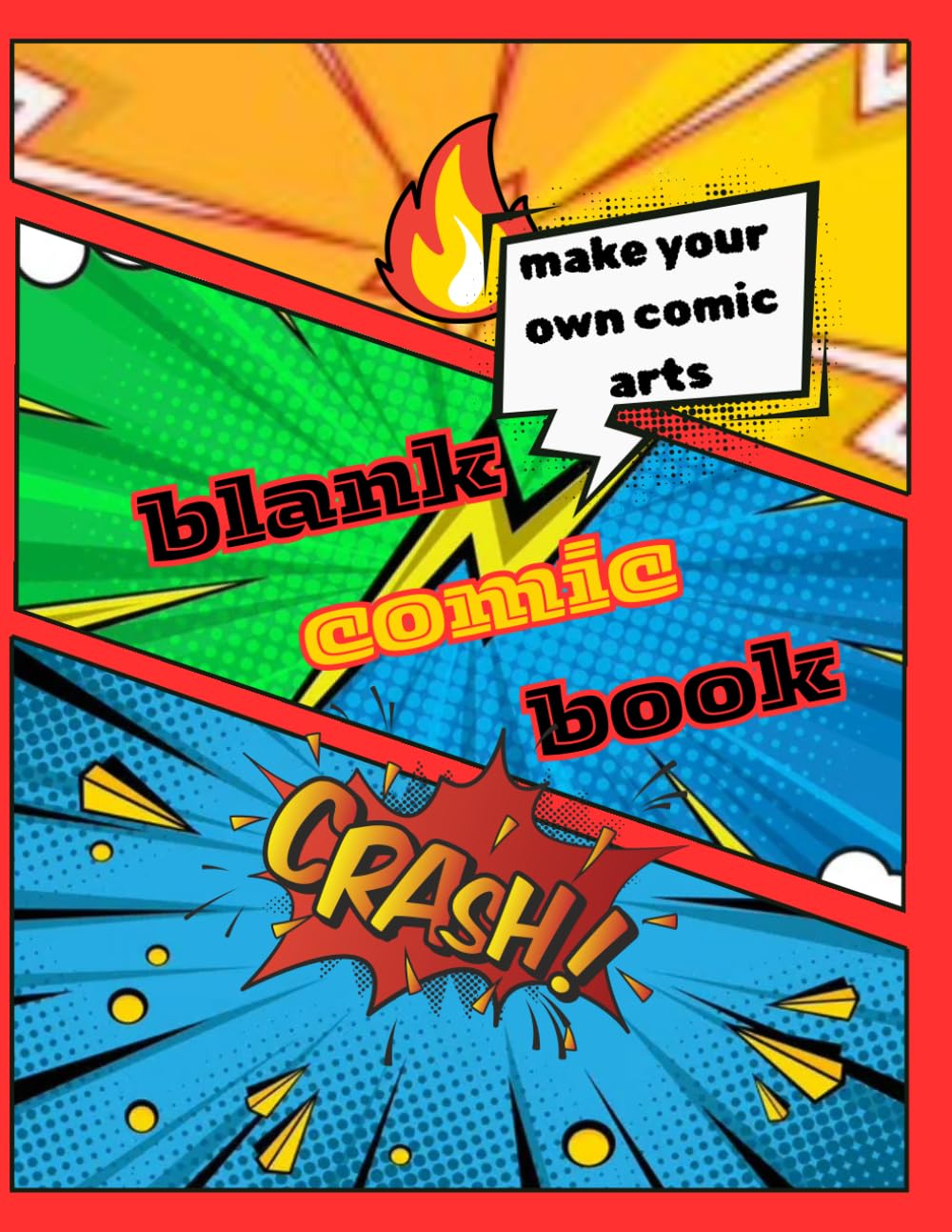 Blank comic book: make your own comic (Independently published)
Blank comic book: make your own comic (Independently published)