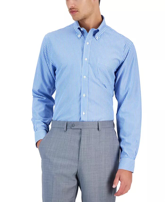 Мужская классическая рубашка Brooks Brothers Regular Fit Non-Iron в тонкую полоску, синий
Мужская классическая рубашка Brooks Brothers Regular Fit Non-Iron в тонкую полоску, синий