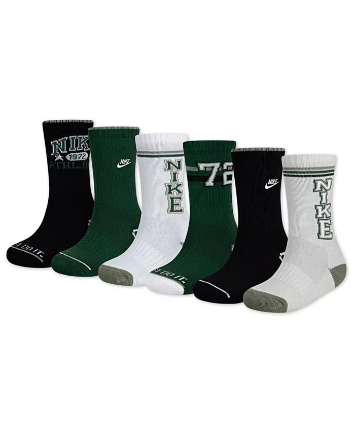 Носки Phys Crew для мальчиков, 6 пар Nike, мультиколор
Носки Phys Crew для мальчиков, 6 пар Nike, мультиколор