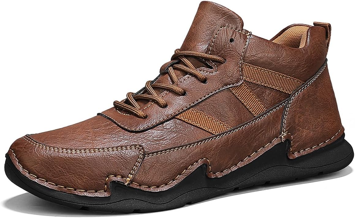 Мужские премиальные высокие кроссовки VAXAV с ручной прошивкой из ПУ для повседневной ходьбы и вождения, темно-коричневый
Мужские премиальные высокие кроссовки VAXAV с ручной прошивкой из ПУ для повседневной ходьбы и вождения, темно-коричневый