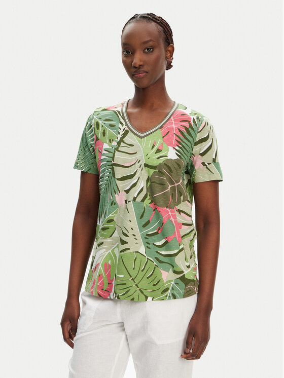 Футболка обычного кроя 11105096 Olsen, зеленый
Футболка обычного кроя 11105096 Olsen, зеленый