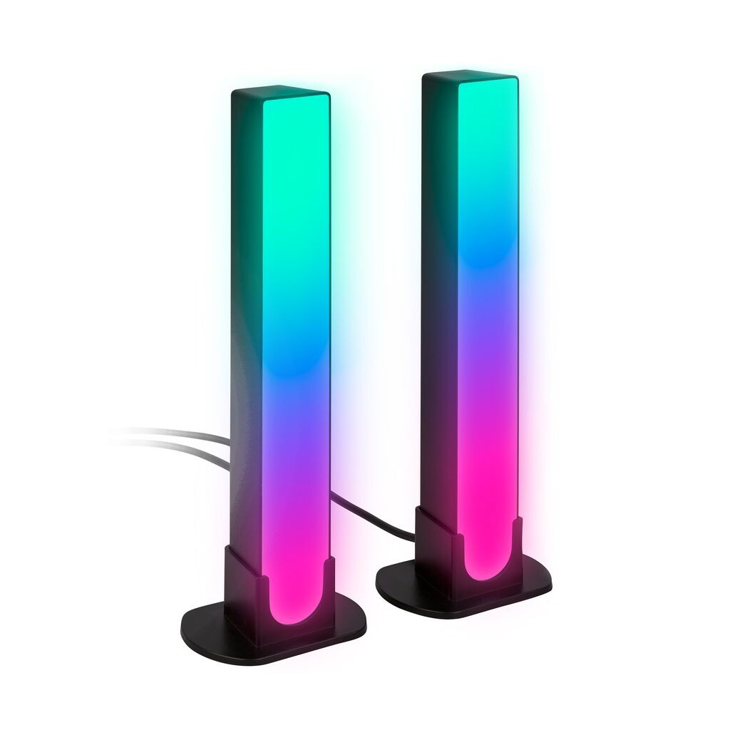 WiFi+Bluetooth RGB IC CCT светодиодная настольная лампа, набор из 2 шт. Briloner, черный
WiFi+Bluetooth RGB IC CCT светодиодная настольная лампа, набор из 2 шт. Briloner, черный