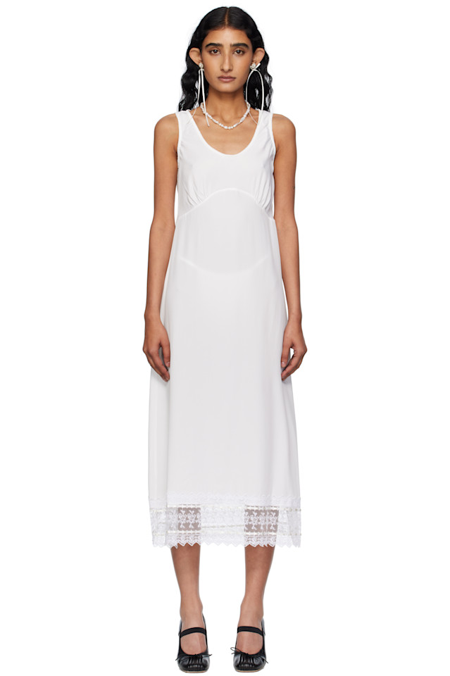Облегающее платье миди с разрезом Simone Rocha, цвет ivory
Облегающее платье миди с разрезом Simone Rocha, цвет ivory