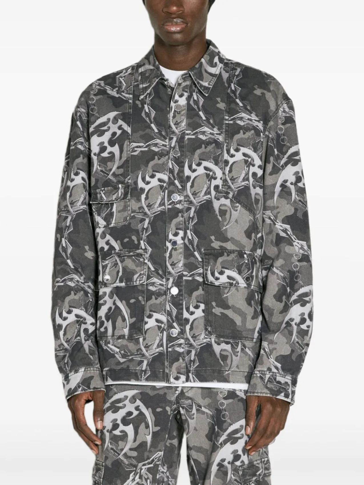 Куртка с камуфляжным принтом Han Kjøbenhavn, серый
Куртка с камуфляжным принтом Han Kjøbenhavn, серый