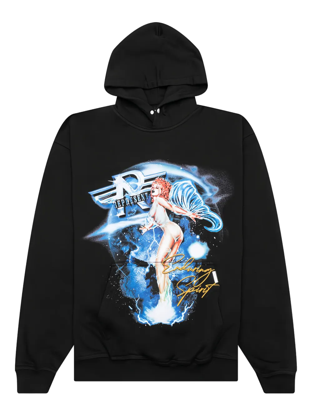 Толстовка с графическим принтом Represent, черный
Толстовка с графическим принтом Represent, черный