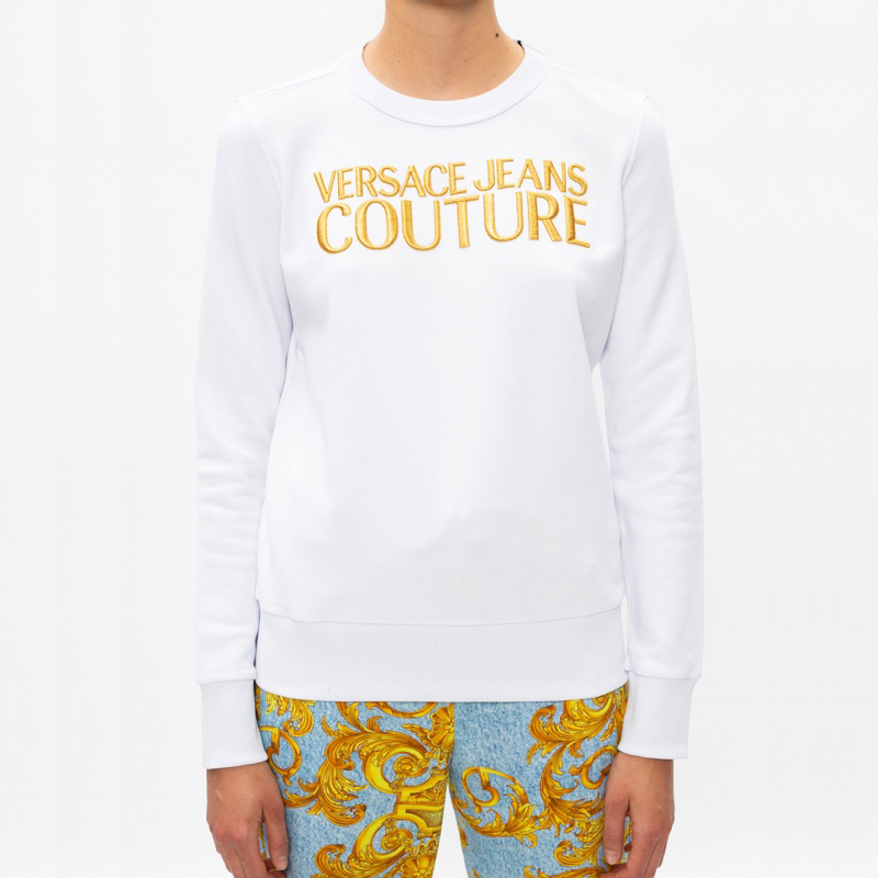VERSACE JEANS COUTURE Белая женская толстовка
VERSACE JEANS COUTURE Белая женская толстовка