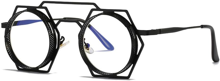 Круглые солнцезащитные очки в стиле стимпанк для женщин и мужчин, с металлической сеткой, с индивидуальным дизайном, женские очки-маска с защитой от УФ-излучения UV400 TKKTLLT, Black-clear
Круглые солнцезащитные очки в стиле стимпанк для женщин и мужчин, с металлической сеткой, с индивидуальным дизайном, женские очки-маска с защитой от УФ-излучения UV400 TKKTLLT, Black-clear