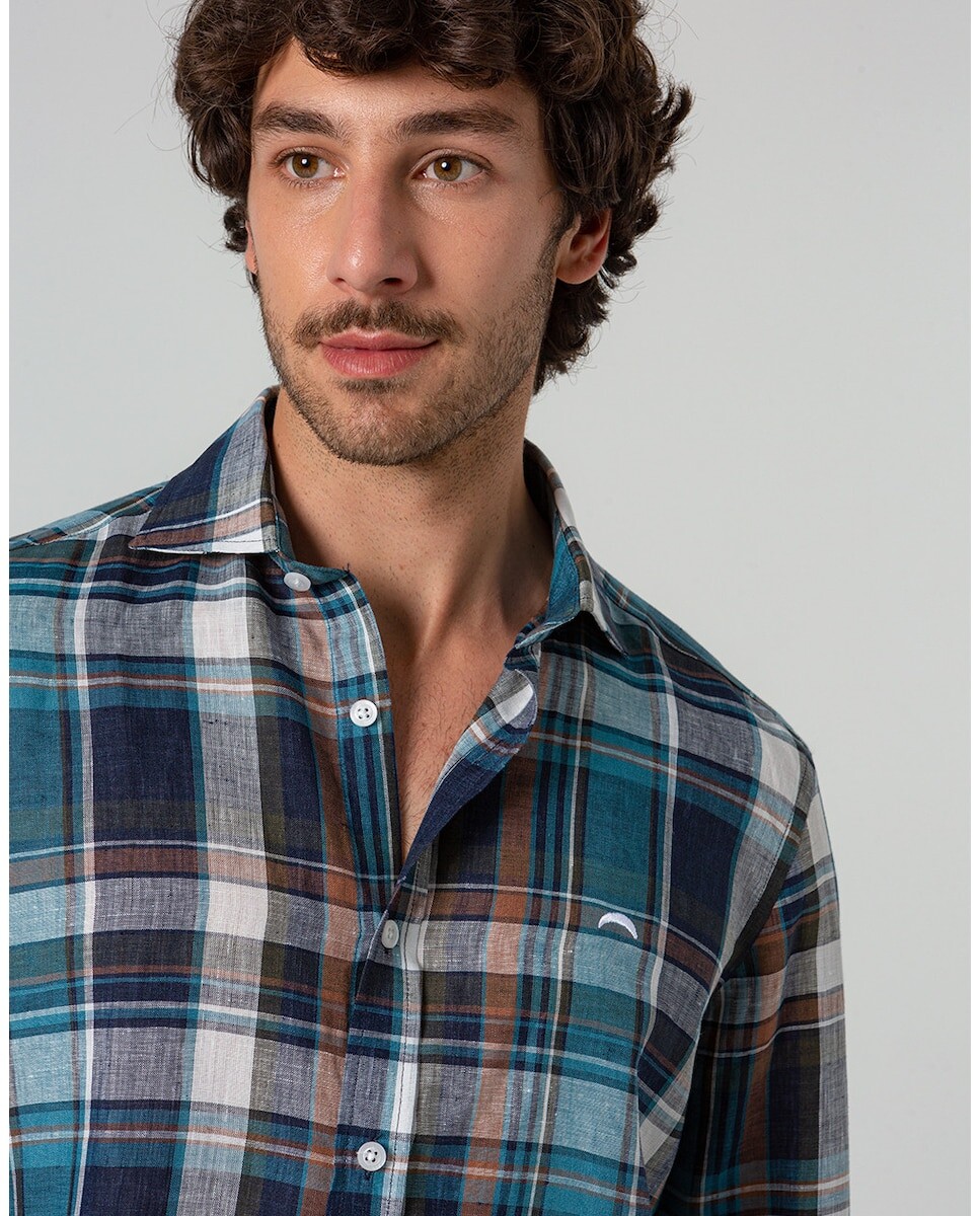 Зеленая приталенная мужская льняная рубашка Skydiver, зеленый
Зеленая приталенная мужская льняная рубашка Skydiver, зеленый