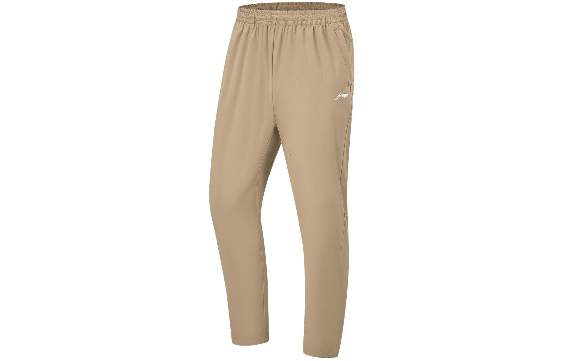 Тренировочные штаны LiNing Fitness Series вязаные мужские светло-каштановые коричневые
Тренировочные штаны LiNing Fitness Series вязаные мужские светло-каштановые коричневые