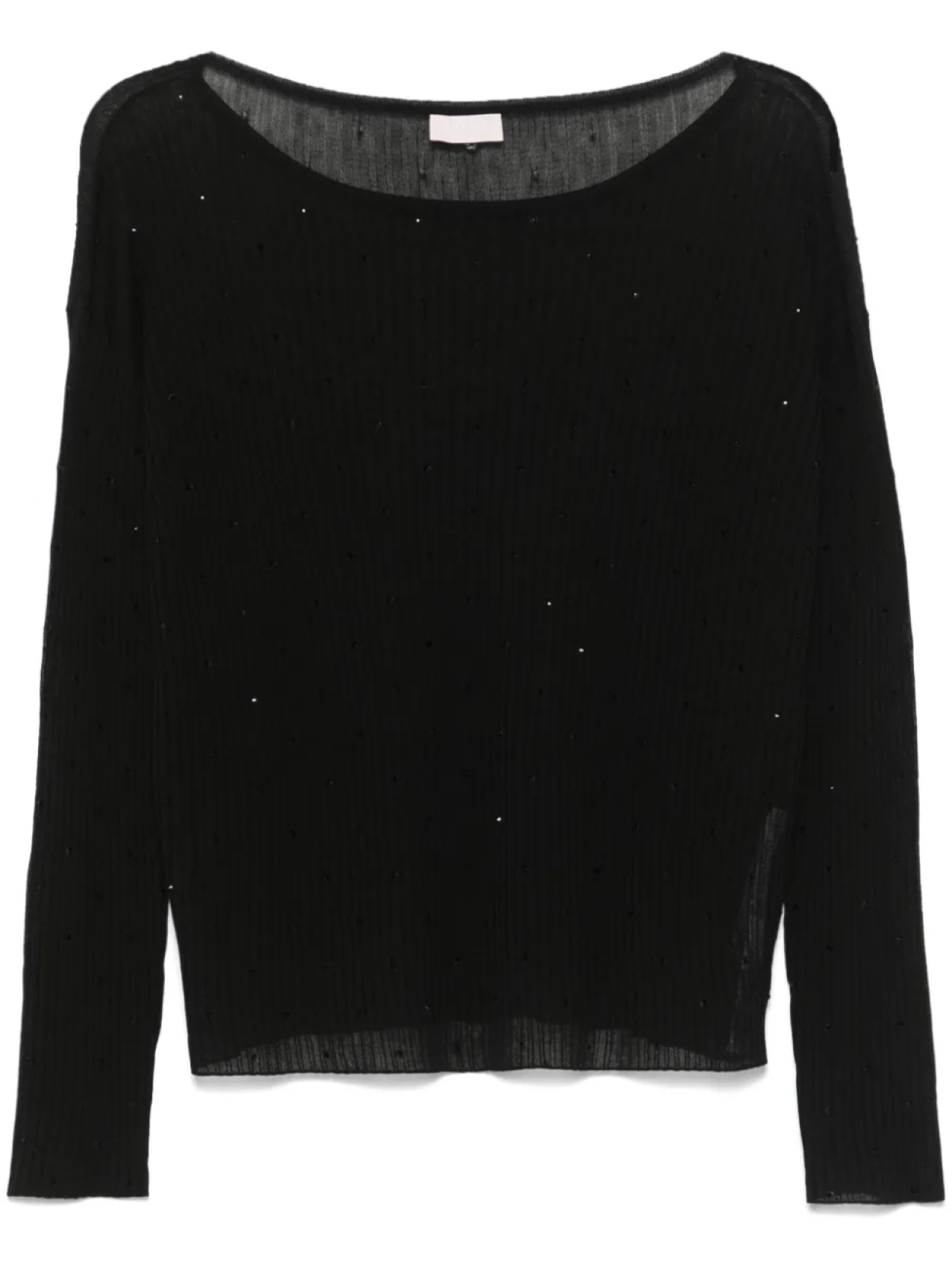 Топ LIU JO, украшенный кристаллами, черный
Топ LIU JO, украшенный кристаллами, черный