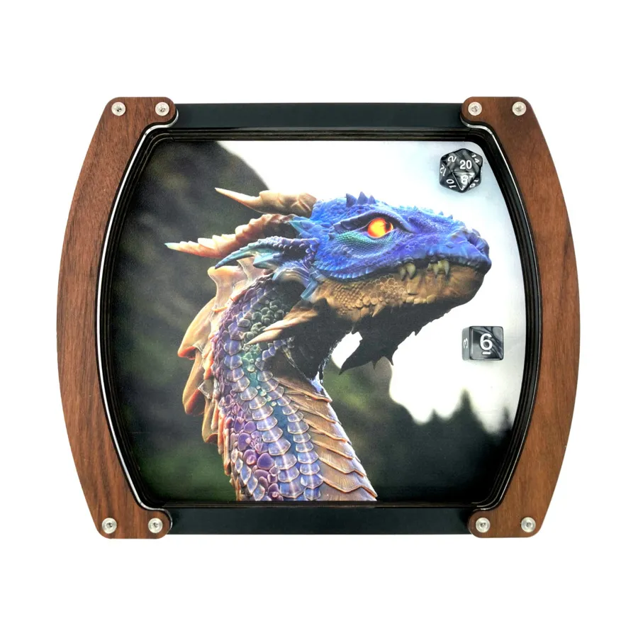 Поднос для игральных костей Galleria Walnut Dragon Collection, 2021 — Northern Blue Dragon, Dice Trays (C4 Labs)
Поднос для игральных костей Galleria Walnut Dragon Collection, 2021 — Northern Blue Dragon, Dice Trays (C4 Labs)