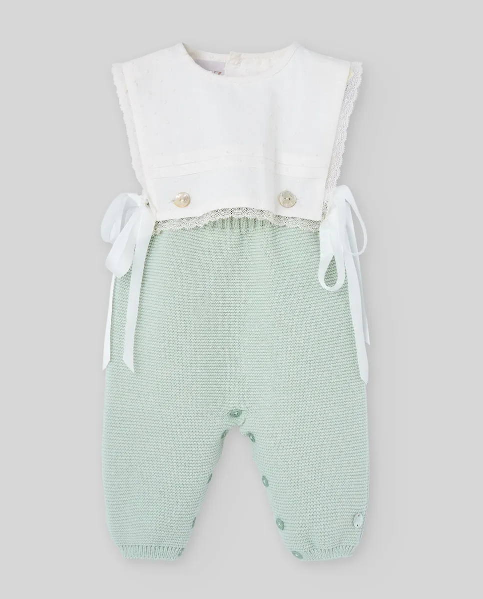 Вязаный детский комбинезон коллекции Minino Paz Rodríguez, светло-зеленый
Вязаный детский комбинезон коллекции Minino Paz Rodríguez, светло-зеленый