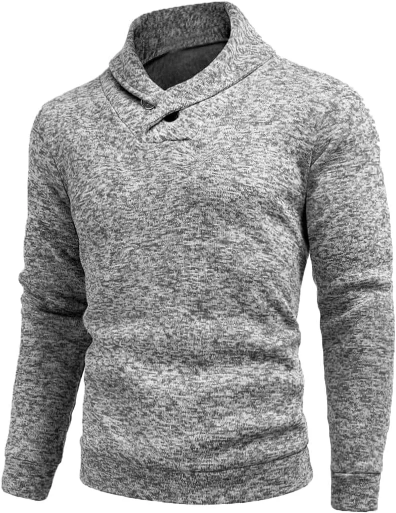 Мужской водолазный свитер с длинным рукавом
Мужской водолазный свитер с длинным рукавом