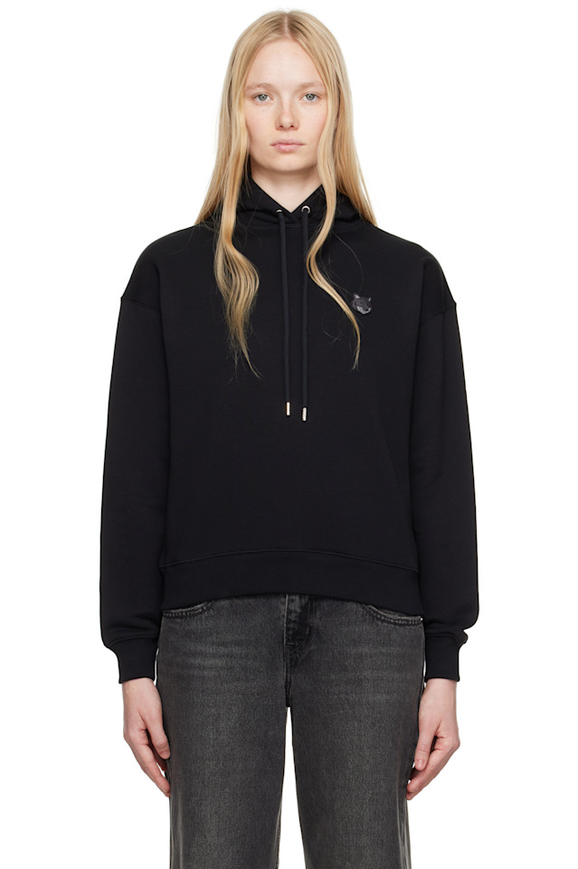 Удобный худи с нашивкой в виде головы дерзкого лиса Maison Kitsuné, черный
Удобный худи с нашивкой в виде головы дерзкого лиса Maison Kitsuné, черный