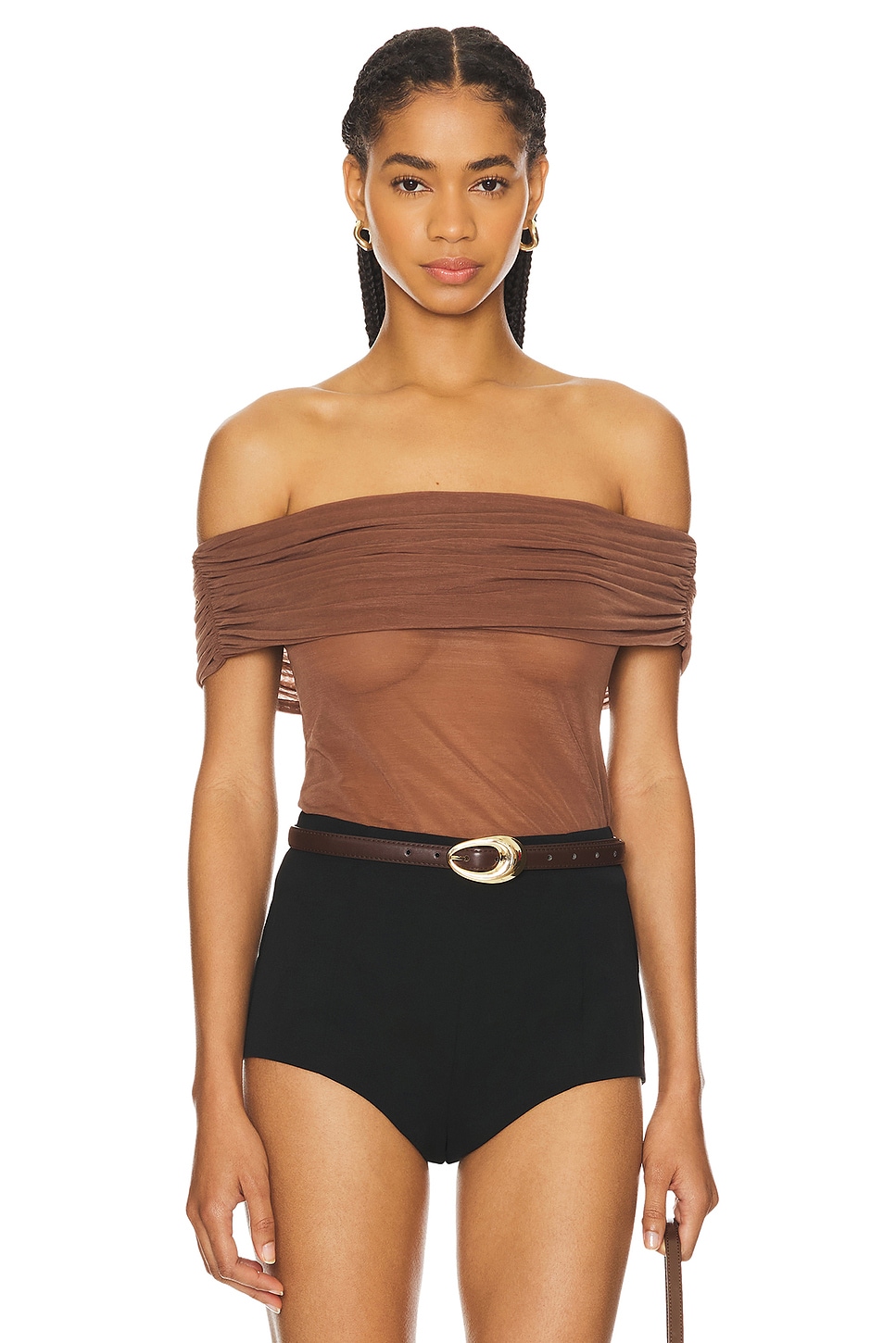 X мэгги макдональд ханна топ Nbd, коричневый
X мэгги макдональд ханна топ Nbd, коричневый