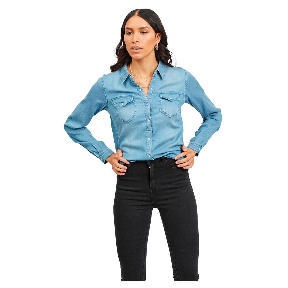 Рубашка Vila Bista Long Sleeve Denim, синий
Рубашка Vila Bista Long Sleeve Denim, синий