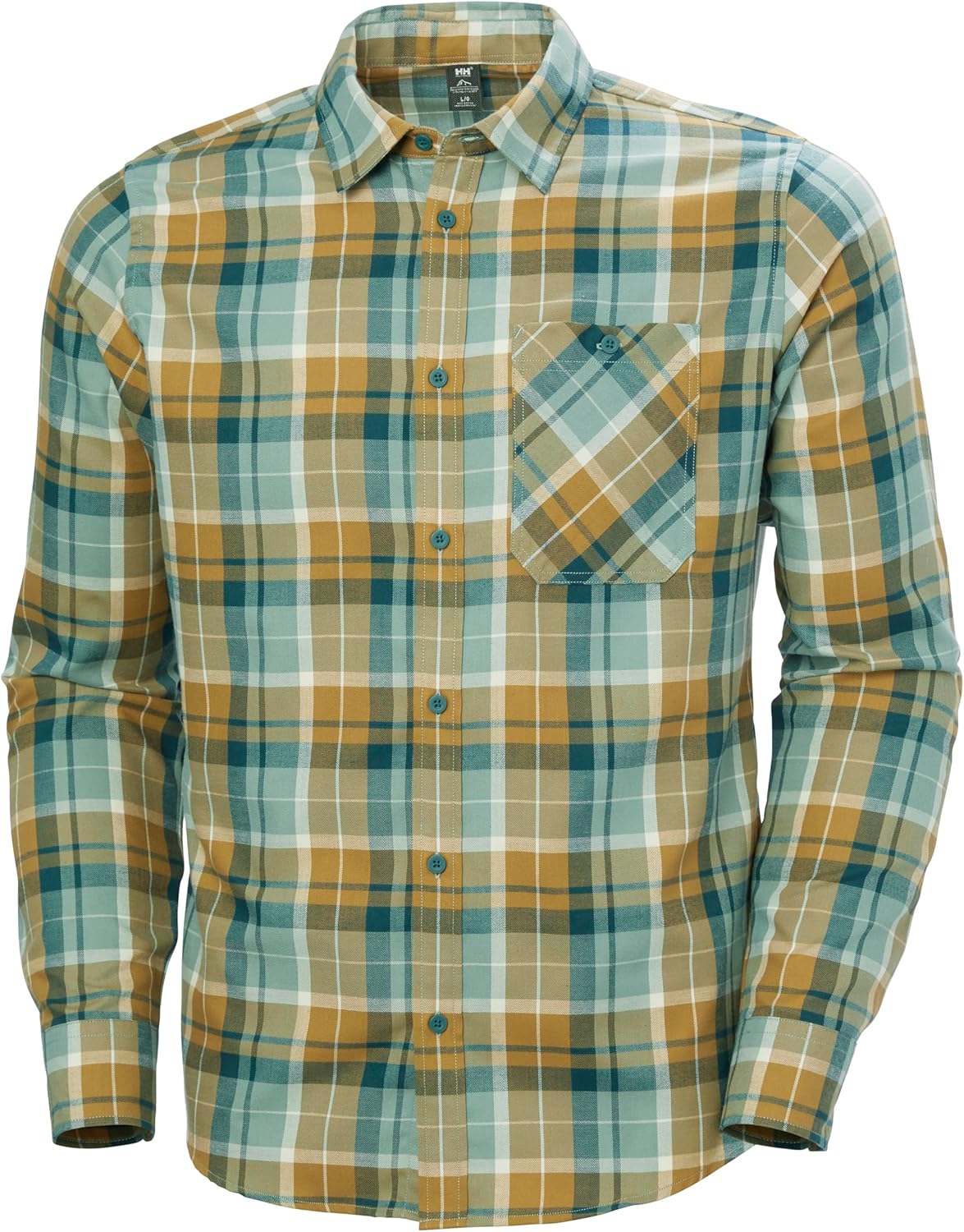 Helly-Hansen Aker Flannel Long Sleeve Shirt для мужчин - классическая, мягкая и прочная рубашка в клетку для повседневной носки и активного отдыха Helly Hansen, 787 Lynx Coast Plaid
Helly-Hansen Aker Flannel Long Sleeve Shirt для мужчин - классическая, мягкая и прочная рубашка в клетку для повседневной носки и активного отдыха Helly Hansen, 787 Lynx Coast Plaid