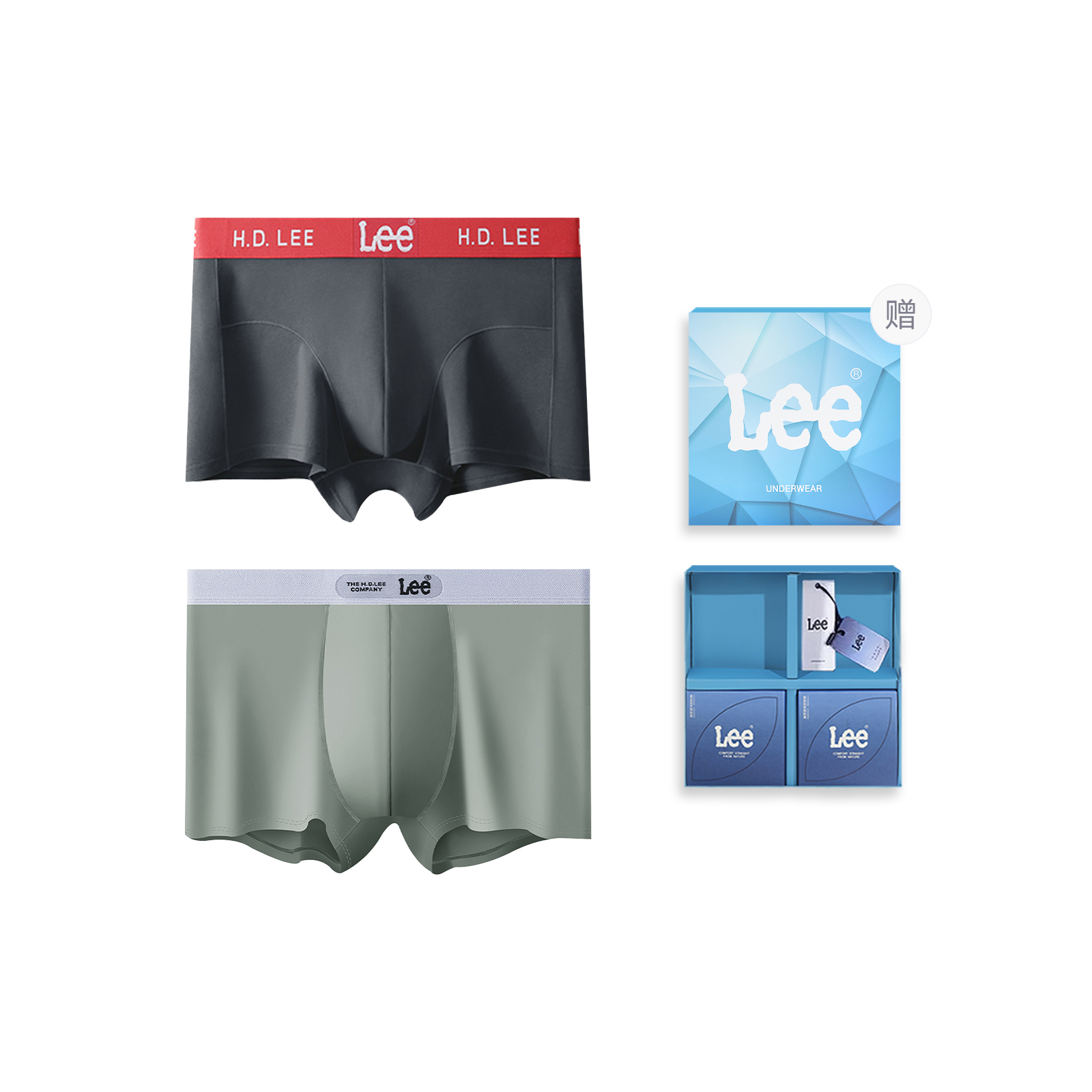 Lee Подарочный набор Cordura мужского белья 2 шт
Lee Подарочный набор Cordura мужского белья 2 шт