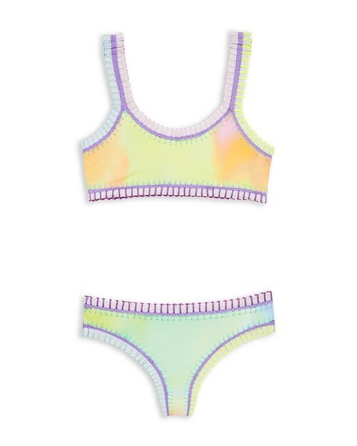 Спортивный купальник из двух частей с радужной вышивкой для девочек PQ Swim, цвет Multi
Спортивный купальник из двух частей с радужной вышивкой для девочек PQ Swim, цвет Multi