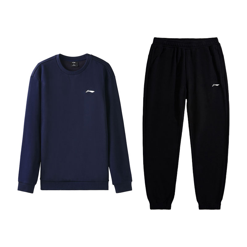 LiNing Повседневная спортивная одежда унисекс, ink синий top+черный pants
LiNing Повседневная спортивная одежда унисекс, ink синий top+черный pants