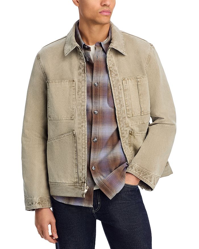 Рабочая куртка из окрашенного в массе хлопка Alex Mill, серый
Рабочая куртка из окрашенного в массе хлопка Alex Mill, серый