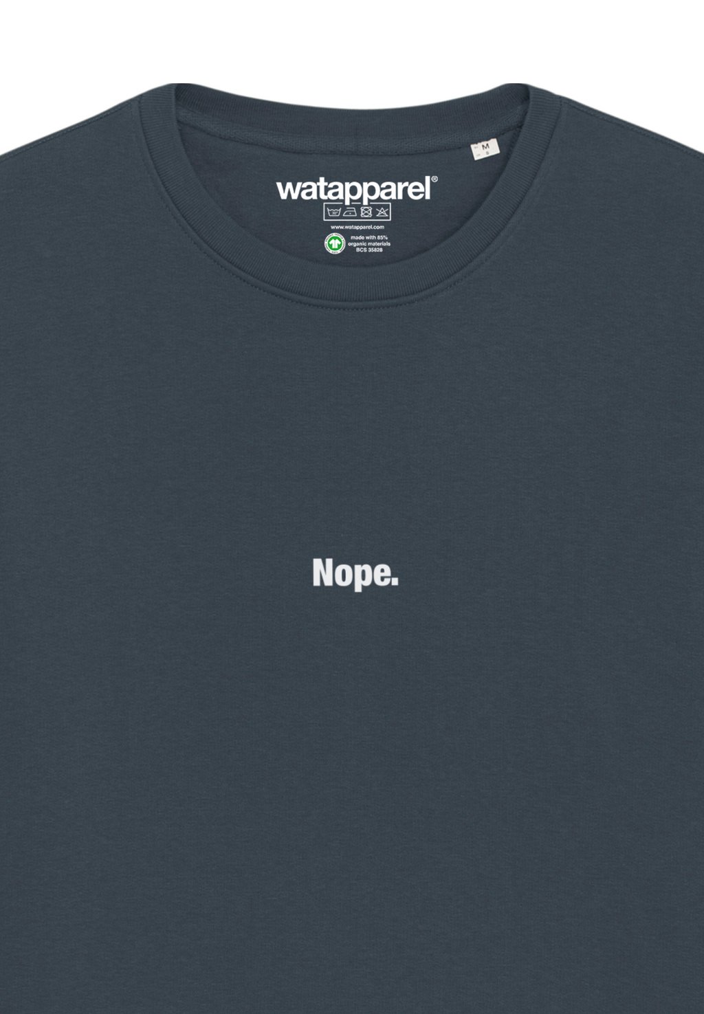 Толстовка NOPE watapparel, антрацит
Толстовка NOPE watapparel, антрацит