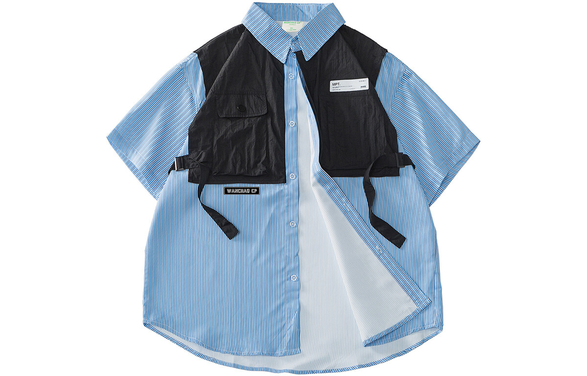 WANCHAO CP Рубашка унисекс, Синяя полоса
WANCHAO CP Рубашка унисекс, Синяя полоса