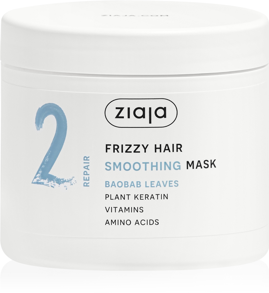 Маска для разглаживания вьющихся волос с листьями баобаба Plant Essentials Ziaja, 350 мл
Маска для разглаживания вьющихся волос с листьями баобаба Plant Essentials Ziaja, 350 мл