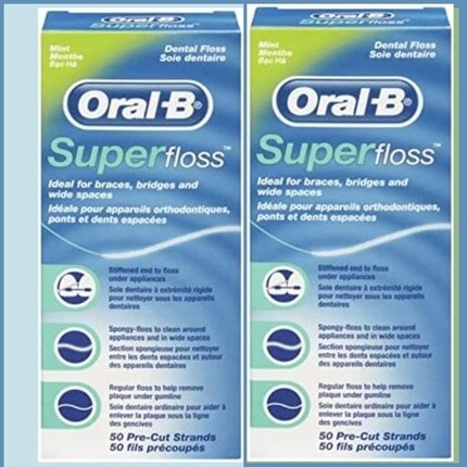 Зубная нить Superfloss 50 нитей 50 шт., Oral-B
Зубная нить Superfloss 50 нитей 50 шт., Oral-B