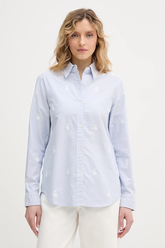 Хлопковая рубашка Tommy Hilfiger, синий
Хлопковая рубашка Tommy Hilfiger, синий