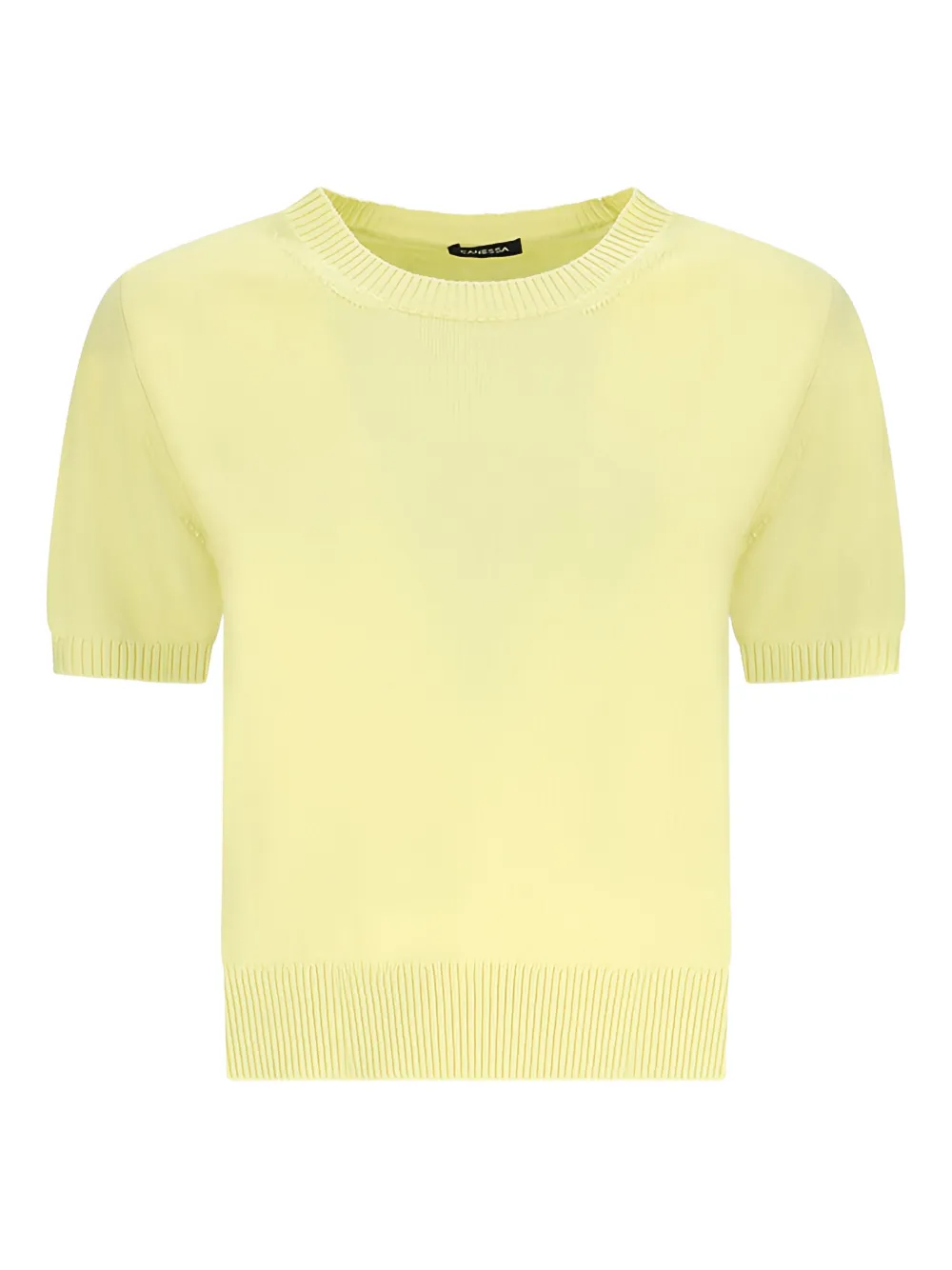 Трикотажный топ с короткими рукавами Canessa, желтый
Трикотажный топ с короткими рукавами Canessa, желтый