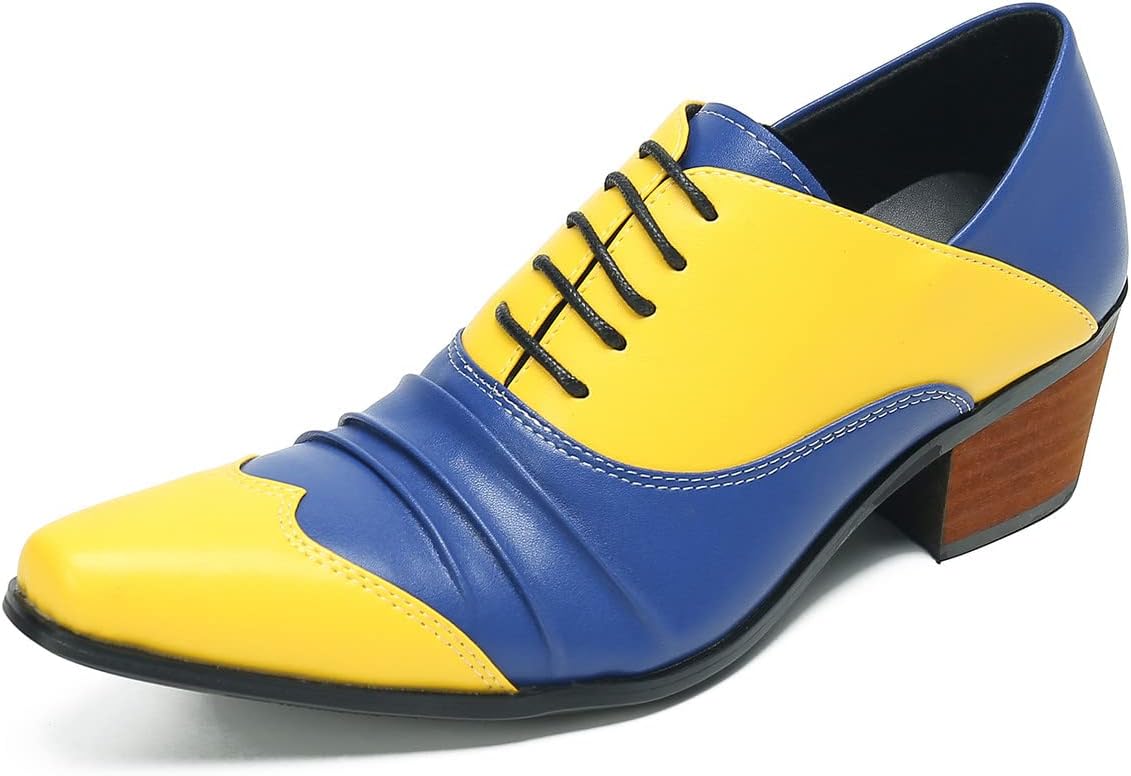 Мужские туфли Santimon Plain Toe из натуральной кожи с шнуровкой, удобные повседневные, модные, новаторские оксфорды для вечеринок, желтый
Мужские туфли Santimon Plain Toe из натуральной кожи с шнуровкой, удобные повседневные, модные, новаторские оксфорды для вечеринок, желтый