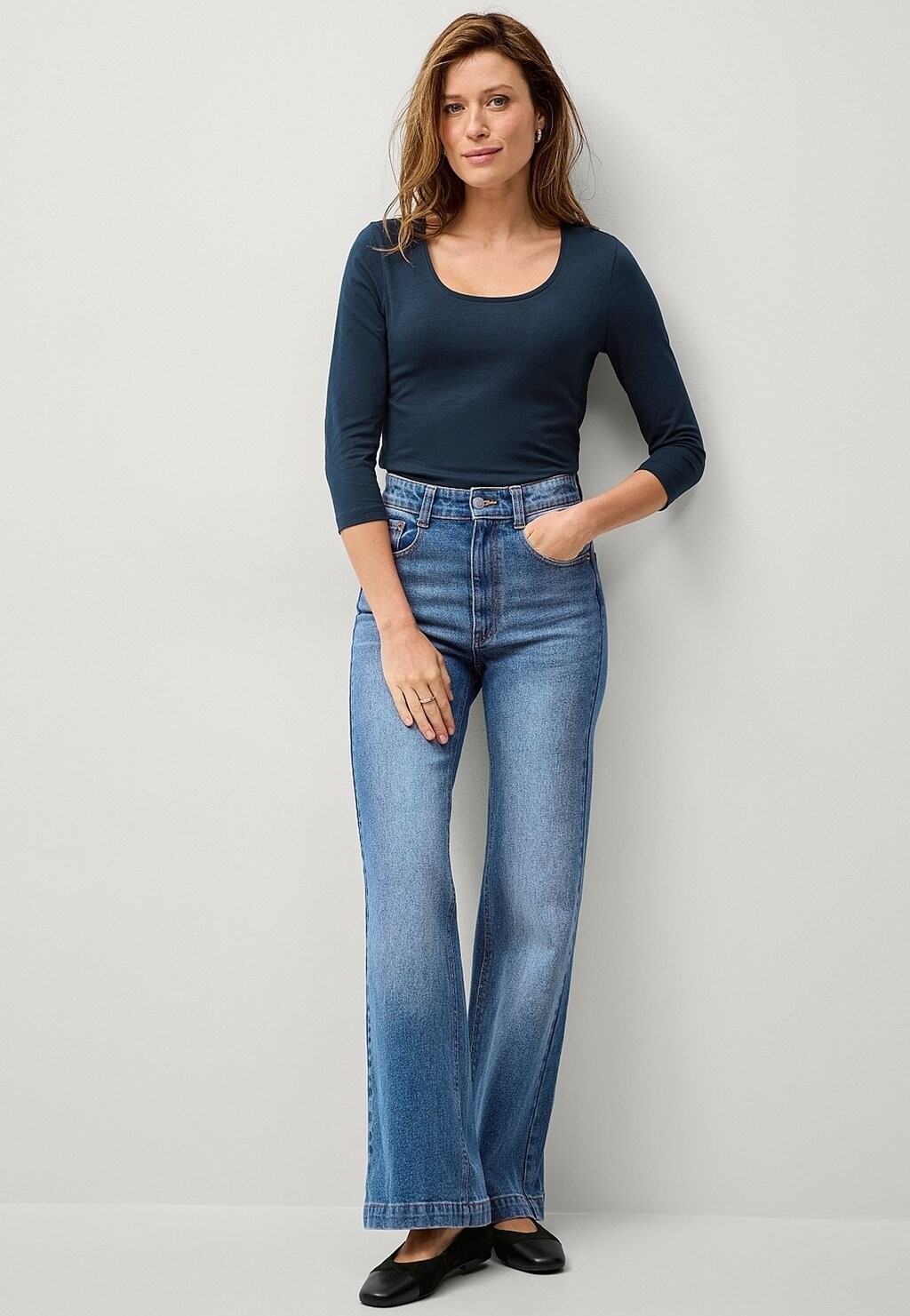 Рубашка с длинным рукавом 3/4 ÄRMELN Ellos Collection, темно-синий
Рубашка с длинным рукавом 3/4 ÄRMELN Ellos Collection, темно-синий