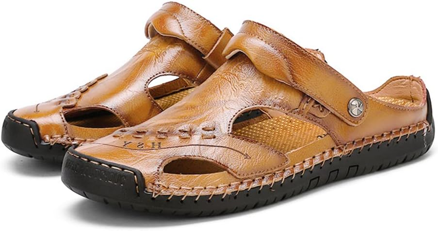 Мужские повседневные сандалии Rojeam для ходьбы, пляжные туфли с закрытым носком, спортивные сандалии для активного отдыха, летние сандалии для походов и треккинга, светло-коричневый
Мужские повседневные сандалии Rojeam для ходьбы, пляжные туфли с закрытым носком, спортивные сандалии для активного отдыха, летние сандалии для походов и треккинга, светло-коричневый