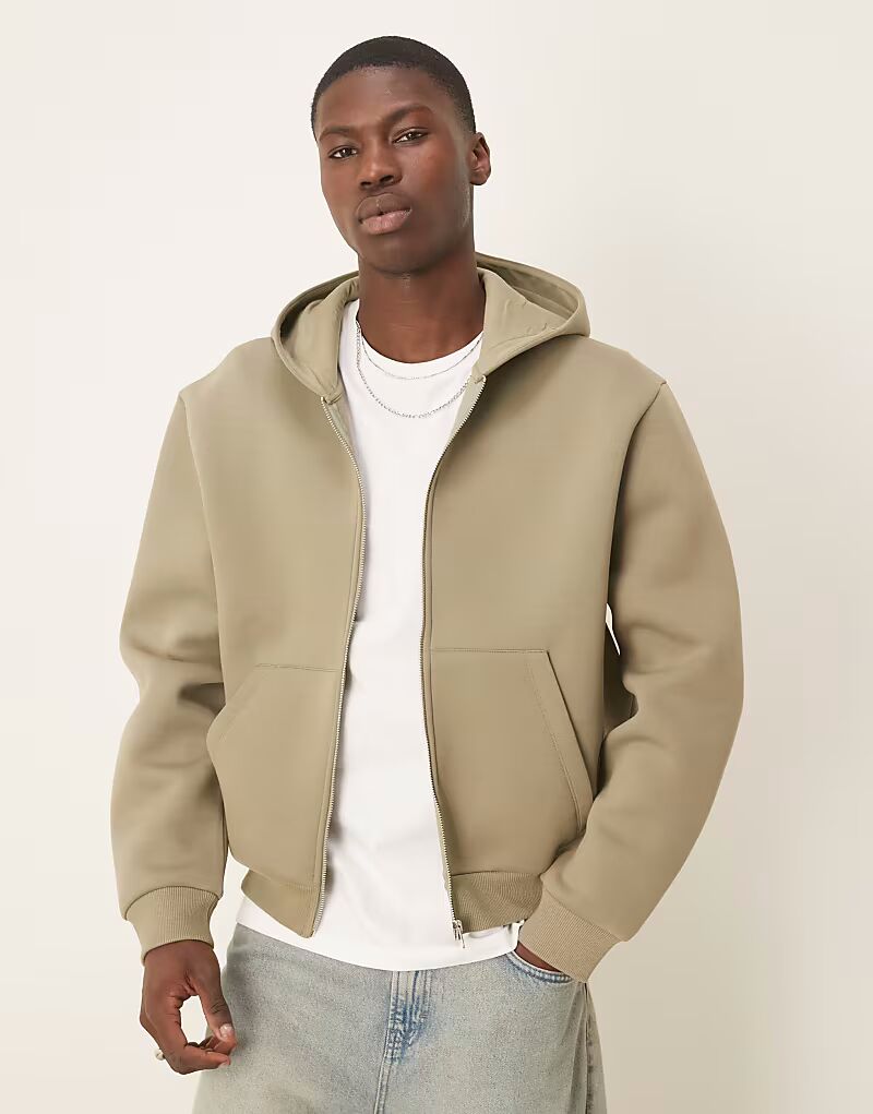 Толстовка свободного покроя ASOS DESIGN свободного покроя с капюшоном цвета хаки на молнии
Толстовка свободного покроя ASOS DESIGN свободного покроя с капюшоном цвета хаки на молнии
