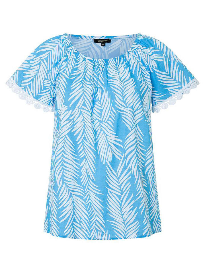 Блуза More & More, цвет blau/weiß 
Блуза More & More, цвет blau/weiß