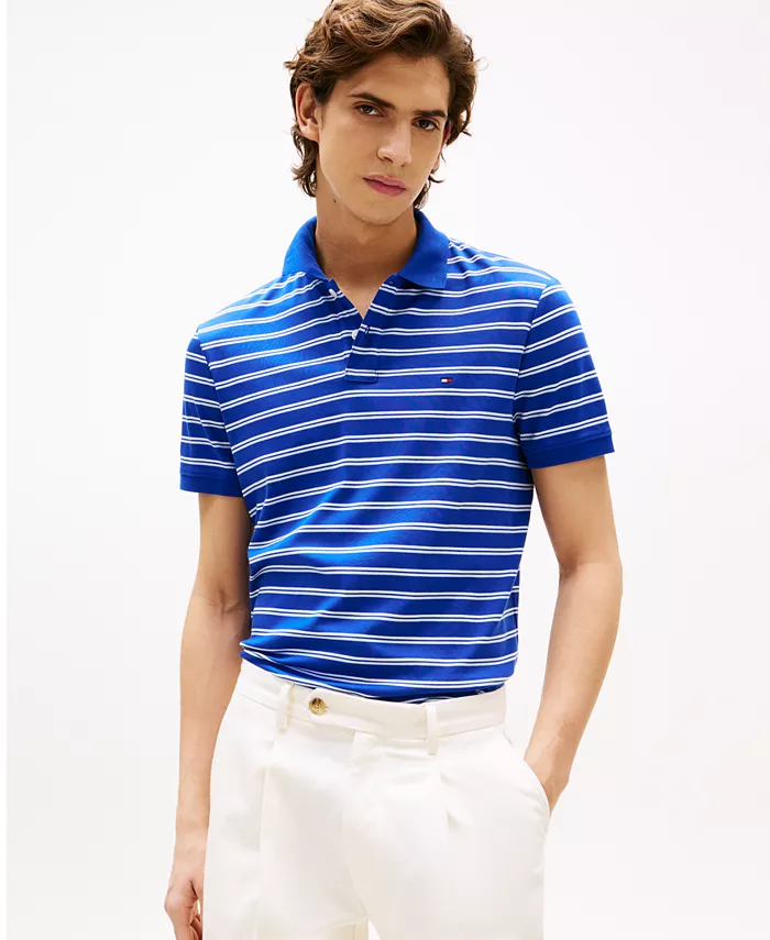 Мужские поло из ультрамягкого жидкого хлопка Tommy Hilfiger, синий
Мужские поло из ультрамягкого жидкого хлопка Tommy Hilfiger, синий