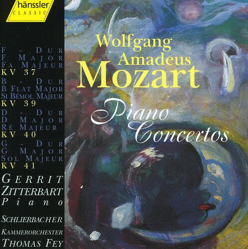 CD диск Mozart / Zitterbart: Piano Concertos 37 39 40 41
CD диск Mozart / Zitterbart: Piano Concertos 37 39 40 41