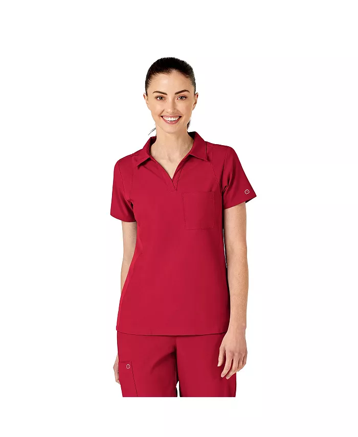 Женский топ-халат с воротником W123 Wink, красный
Женский топ-халат с воротником W123 Wink, красный