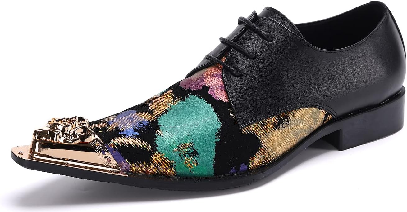 Мужские модные классические туфли-оксфорды Santimon с металлическим острым носком, из натуральной кожи, с цветочным принтом, для вечеринок и торжественных мероприятий, черный
Мужские модные классические туфли-оксфорды Santimon с металлическим острым носком, из натуральной кожи, с цветочным принтом, для вечеринок и торжественных мероприятий, черный