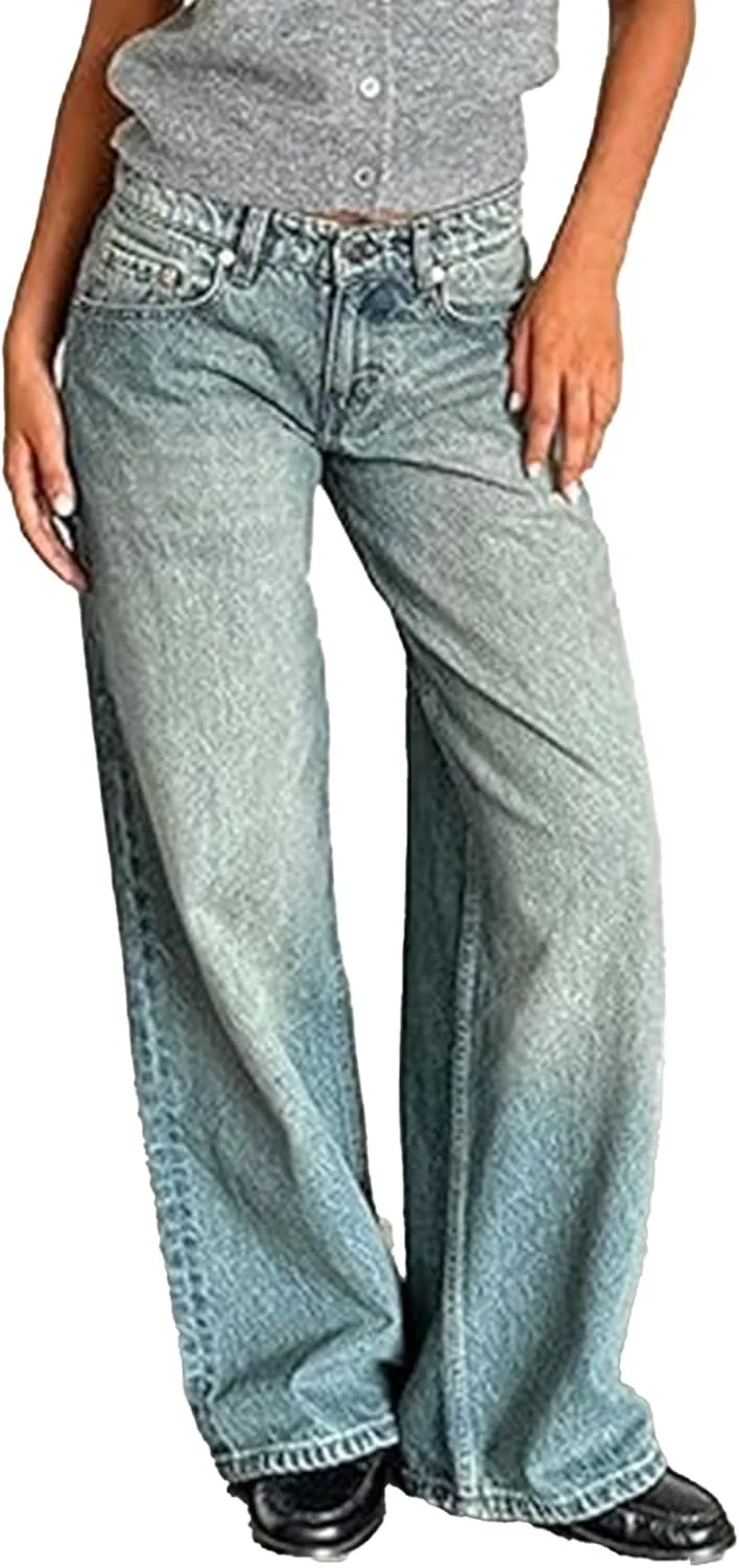 Женские джинсы baggy loose fit straight wide leg BESKWJE
Женские джинсы baggy loose fit straight wide leg BESKWJE