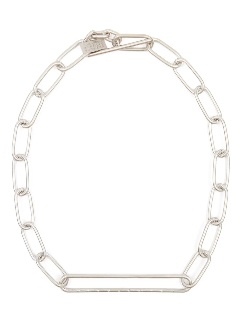 Цепочка на шею MM6 Maison Margiela, серебяный
Цепочка на шею MM6 Maison Margiela, серебяный