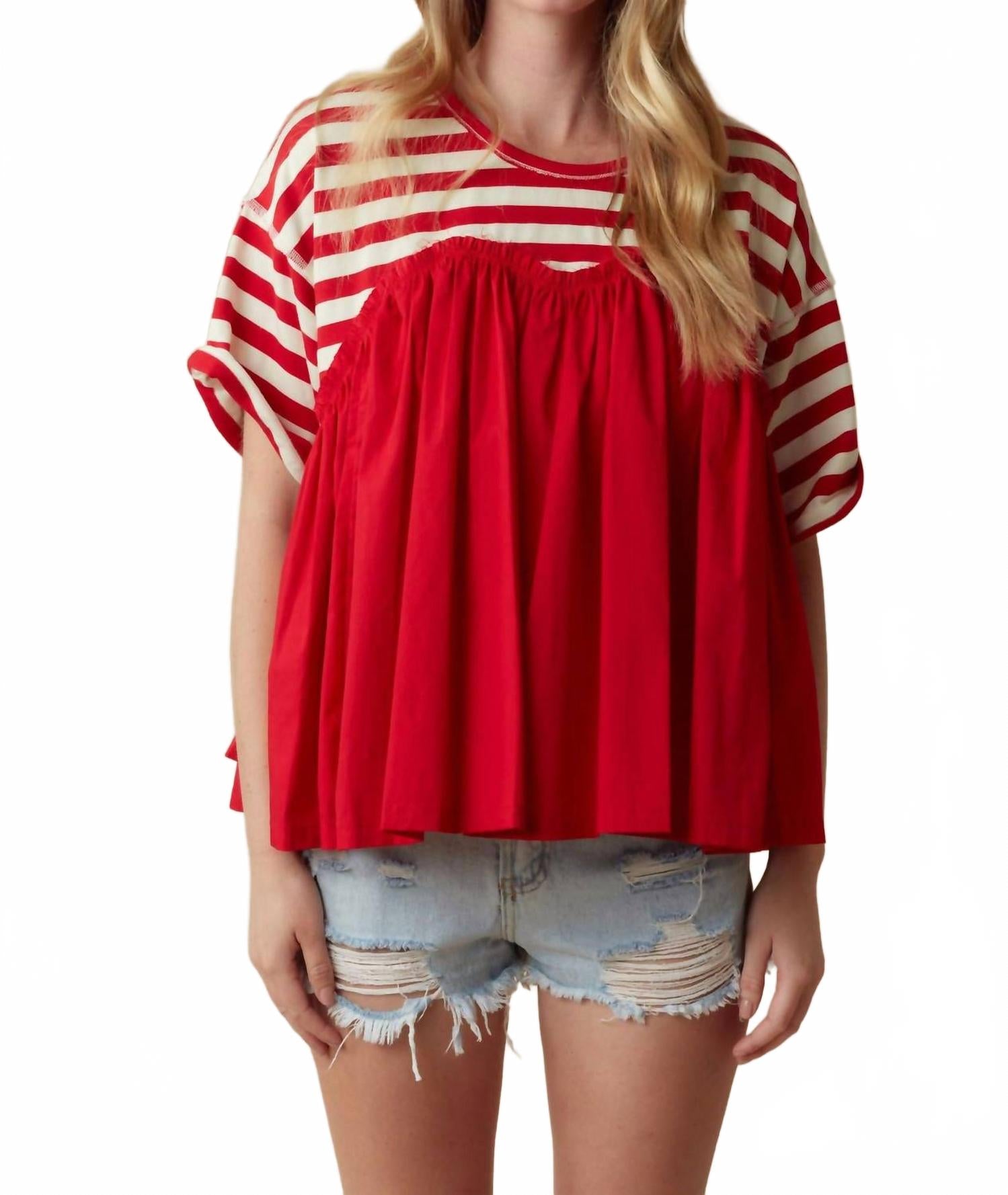 Топ Sweetheart Baby Doll в красном цвете FANTASTIC FAWN
Топ Sweetheart Baby Doll в красном цвете FANTASTIC FAWN