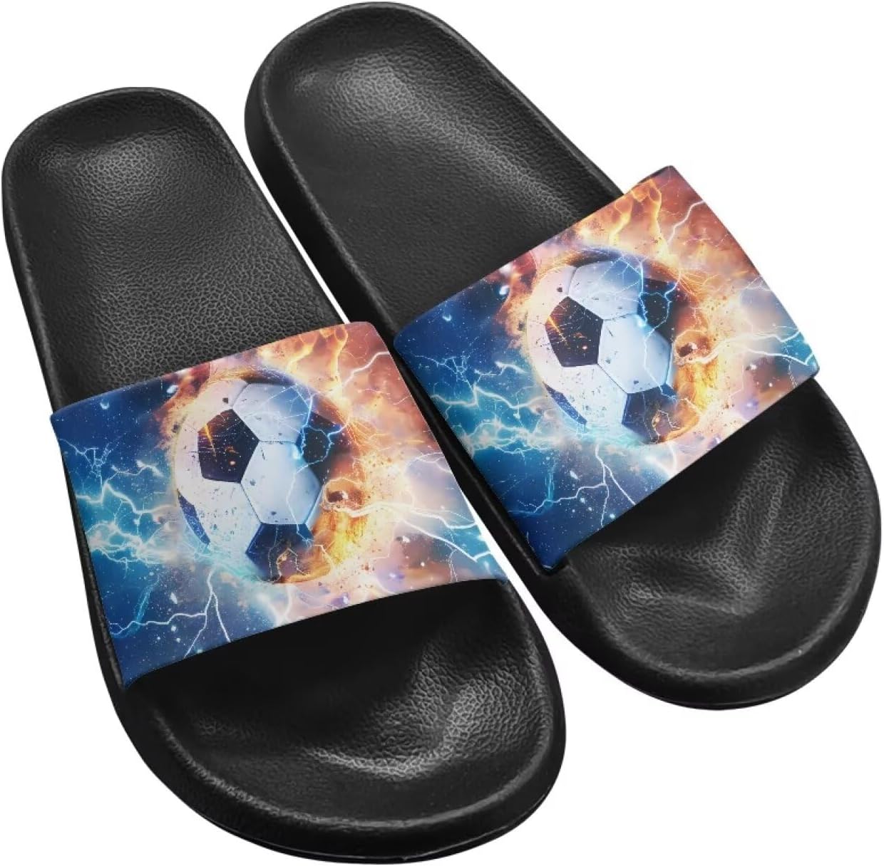 Шлепанцы Hechitok унисекс, мягкие шлепанцы EVA с толстой подошвой, открытый носок, Water Fire Soccer
Шлепанцы Hechitok унисекс, мягкие шлепанцы EVA с толстой подошвой, открытый носок, Water Fire Soccer