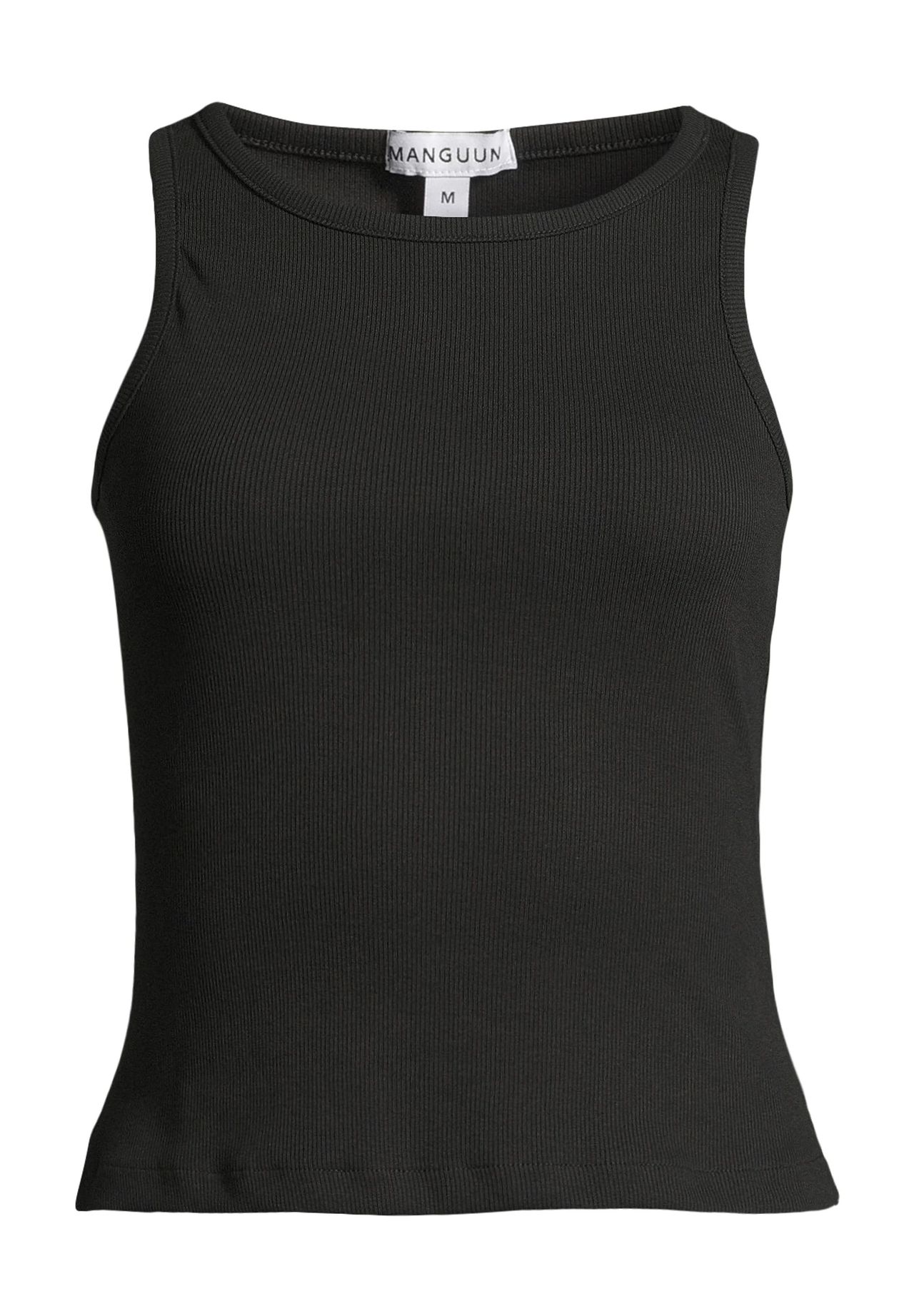 Топ, круглый вырез, ребристая структура, женский MANGUUN, черный
Топ, круглый вырез, ребристая структура, женский MANGUUN, черный