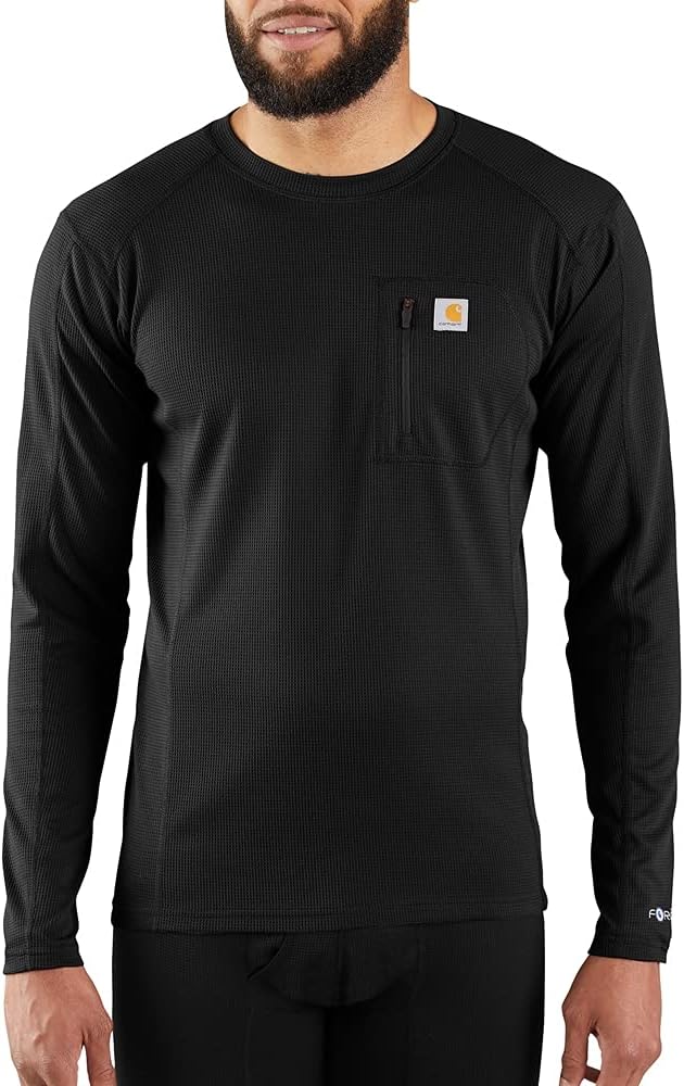 Carhartt мужская базовая футболка Base Force Midweight Tech Thermal с длинным рукавом, Black
Carhartt мужская базовая футболка Base Force Midweight Tech Thermal с длинным рукавом, Black