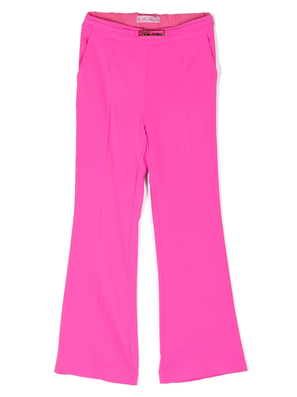 Прямые брюки с завышенной талией и логотипом Miss Blumarine, розовый
Прямые брюки с завышенной талией и логотипом Miss Blumarine, розовый
