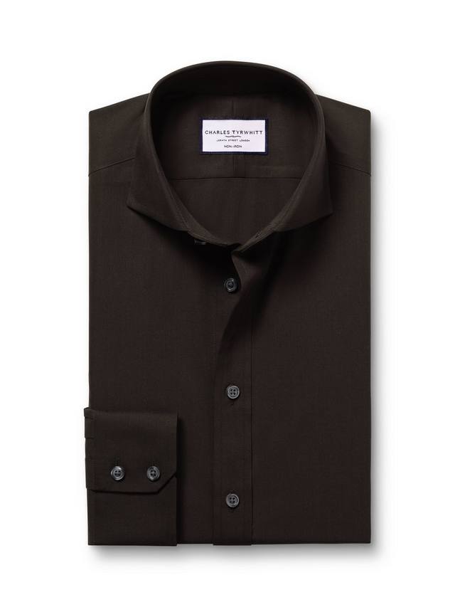 Обычная хлопковая поплиновая рубашка Charles Tyrwhitt, Chocolate
Обычная хлопковая поплиновая рубашка Charles Tyrwhitt, Chocolate